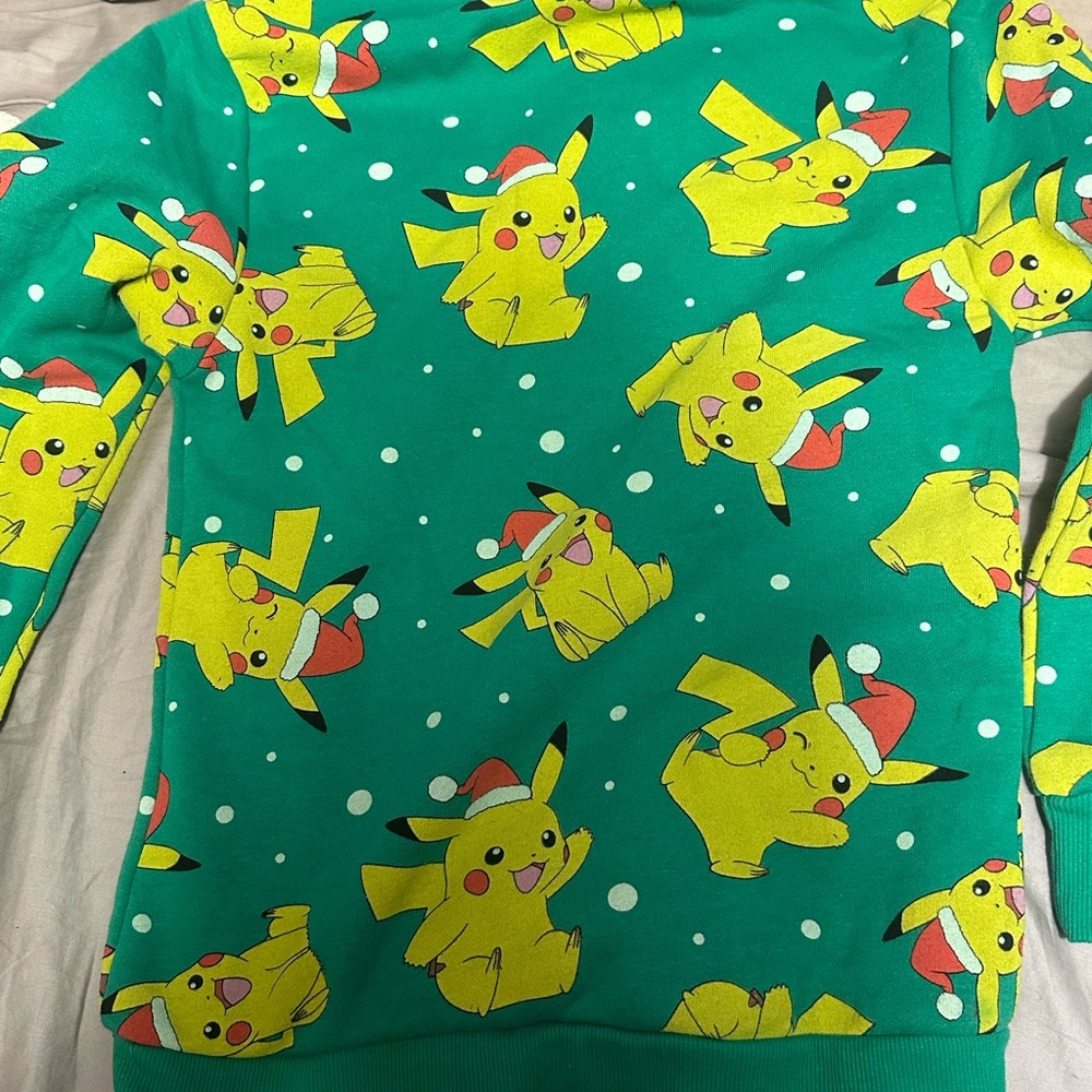 Green Pikachu Kids Shirt